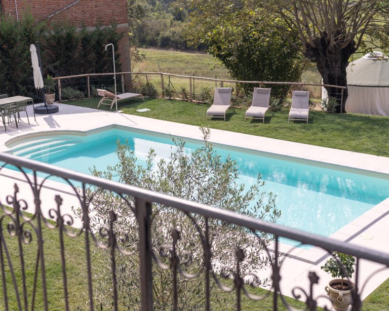 Swimming pool at Retreat Monferrato